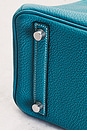 view 8 of 9 Hermes Togo Birkin 25 Handbag in Blue Jean