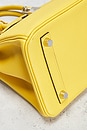 view 8 of 10 Hermes Taurillon Clemence Birkin 25 Handbag in Jaune de Naple