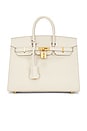 view 1 of 8 Hermes Epsom Birkin 25 Handbag in Craie