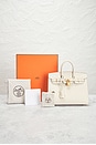 view 8 of 8 Hermes Epsom Birkin 25 Handbag in Craie