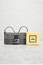 view 10 of 10 Fendi Zucchino Baguette Shoulder Bag in Blue