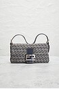 view 2 of 10 Fendi Zucchino Baguette Shoulder Bag in Blue