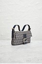 view 4 of 10 Fendi Zucchino Baguette Shoulder Bag in Blue