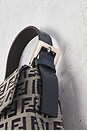 view 8 of 10 Fendi Zucchino Baguette Shoulder Bag in Blue