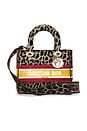 view 1 of 7 Dior Leopard Lady D Lite Handbag in Brown