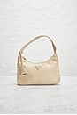 view 2 of 9 Prada Tessuto Nylon Mini Re-Edition 2000 Shoulder Bag in Beige