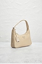 view 4 of 9 Prada Tessuto Nylon Mini Re-Edition 2000 Shoulder Bag in Beige