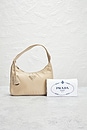 view 9 of 9 Prada Tessuto Nylon Mini Re-Edition 2000 Shoulder Bag in Beige