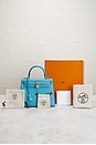 view 7 of 7 HERMES 핸드백 in Bleu De Norde