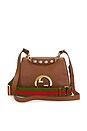 view 1 of 10 Gucci Roxy Blondie Shoulder Bag in Tan