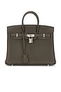 view 1 of 9 Hermes Togo Birkin 25 Handbag in Vert Marquis