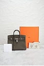 view 9 of 9 Hermes Togo Birkin 25 Handbag in Vert Marquis