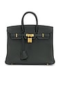 view 1 of 7 Hermes Togo Birkin 25 Handbag in Vert Fonce