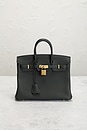 view 2 of 7 Hermes Togo Birkin 25 Handbag in Vert Fonce