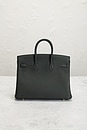 view 3 of 7 Hermes Togo Birkin 25 Handbag in Vert Fonce