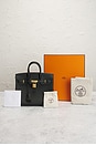 view 7 of 7 Hermes Togo Birkin 25 Handbag in Vert Fonce