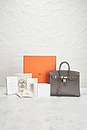 view 7 of 7 Hermes Togo Birkin 25 Handbag in Etain