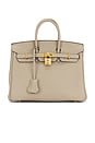 view 1 of 9 Hermes Togo Birkin 25 Handbag in Gris Perle