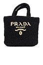 view 1 of 9 Prada Crochet Tote Bag in Black