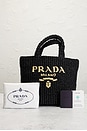 view 9 of 9 Prada Crochet Tote Bag in Black