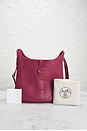 view 10 of 10 Hermes Evelyne III GM Shoulder Bag in Burgundy