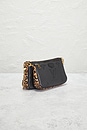 view 4 of 8 Louis Vuitton Wild at Heart Leopard Pochette Accessoires Shoulder Bag in Black