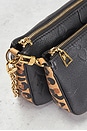view 7 of 8 Louis Vuitton Wild at Heart Leopard Pochette Accessoires Shoulder Bag in Black