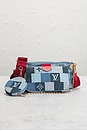 view 2 of 9 Louis Vuitton Denim Damier Pochette Accessoires Shoulder Bag in Blue