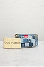 view 9 of 9 Louis Vuitton Denim Damier Pochette Accessoires Shoulder Bag in Blue