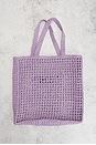 view 3 of 6 Prada Raffia Tote Bag in Lavender