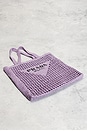 view 4 of 6 Prada Raffia Tote Bag in Lavender