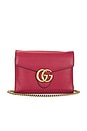 view 1 of 7 БУМАЖНИК НА ЦЕПОЧКЕ GUCCI in Red