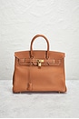 view 2 of 8 Hermes Barenia Birkin 35 Handbag in Gold