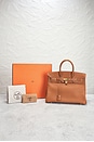view 8 of 8 Hermes Barenia Birkin 35 Handbag in Gold