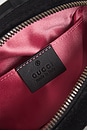 view 6 of 8 Gucci Velour GG Marmont Waist Bag in Black
