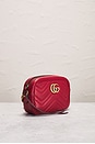 view 4 of 9 Gucci Mini GG Marmont Shoulder Bag in Red