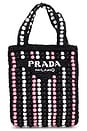 view 1 of 8 СУМКА ТОУТ PRADA in Black