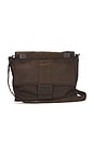 view 1 of 8 Fendi Econyl Nylon Cuoio Romano Baguette Shoulder Bag in Ebano