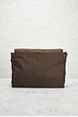 view 3 of 8 Fendi Econyl Nylon Cuoio Romano Baguette Shoulder Bag in Ebano