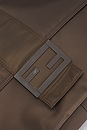 view 5 of 8 Fendi Econyl Nylon Cuoio Romano Baguette Shoulder Bag in Ebano