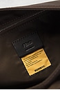 view 6 of 8 Fendi Econyl Nylon Cuoio Romano Baguette Shoulder Bag in Ebano
