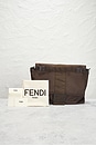 view 8 of 8 Fendi Econyl Nylon Cuoio Romano Baguette Shoulder Bag in Ebano