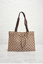 view 2 of 8 Gucci Drawstring Tote Bag in Beige