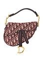 view 1 of 8 DIOR 새들 백 in Red