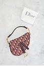 view 8 of 8 DIOR 새들 백 in Red