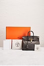 view 9 of 9 Hermes Veau Swift Birkin 25 Handbag in Etain