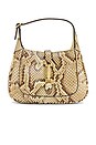 view 1 of 9 Gucci Python Mini Jackie 1961 Hobo Bag in Beige