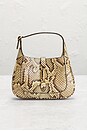 view 2 of 9 Gucci Python Mini Jackie 1961 Hobo Bag in Beige