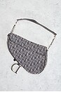 view 3 of 8 Dior Diorissimo Saddle Bag in Navy