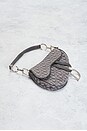 view 4 of 8 Dior Diorissimo Saddle Bag in Navy
